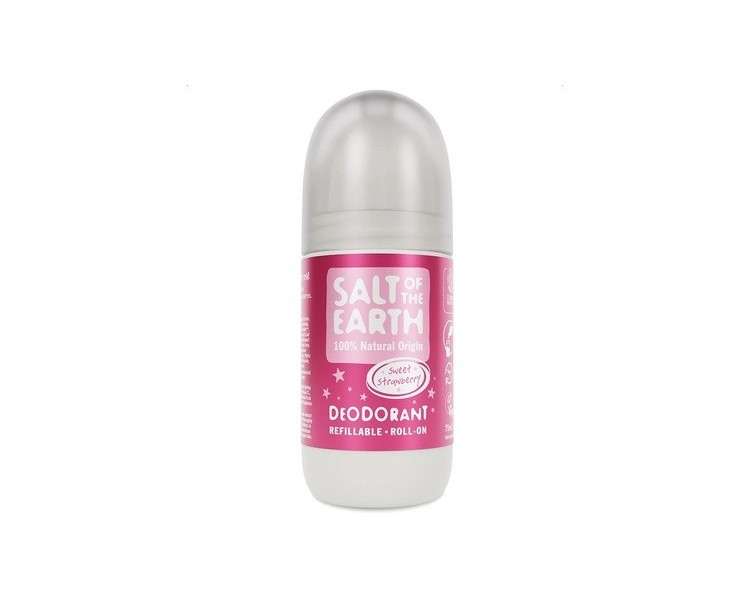 Salt of the Earth Natural Deodorant Roll On Sweet Strawberry 75ml