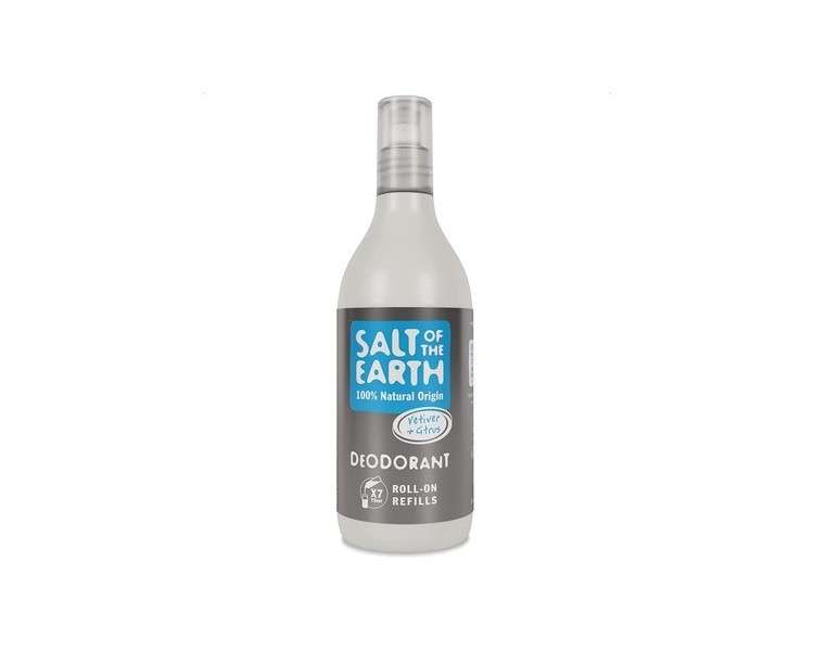 Salt of the Earth Natural Deodorant Roll On Refill Vetiver & Citrus 525ml