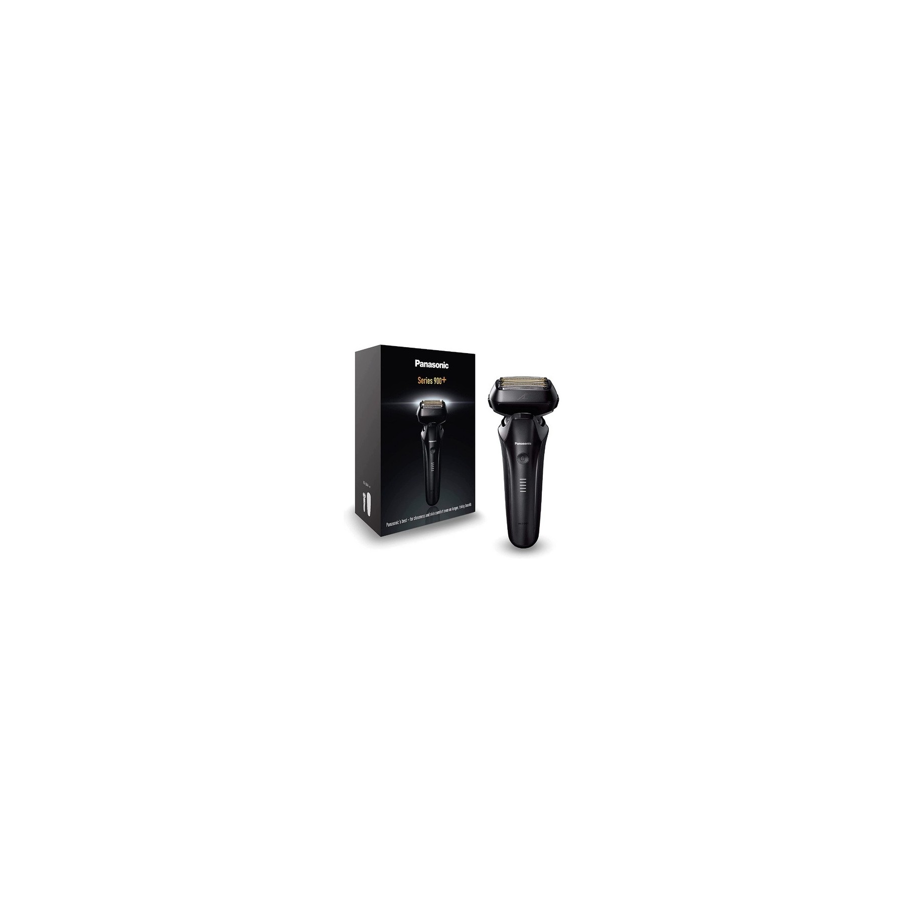 Panasonic Series 900+ Premium Wet/Dry Shaver ES-LS6A 6-Blade Head with Linear Motor Black Matte Black
