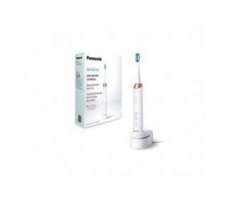 Panasonic EW-DC12 Electric Toothbrush with Sonic Vibrations and 3 Modes - White Rose