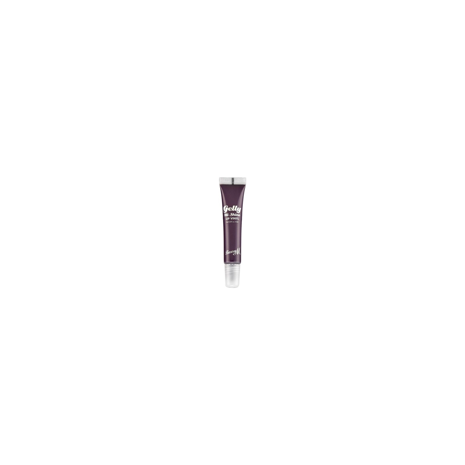 Barry M Gelly Hi Shine Lip Vinyl Gloss Wandering Deep Purple Glossy Finish