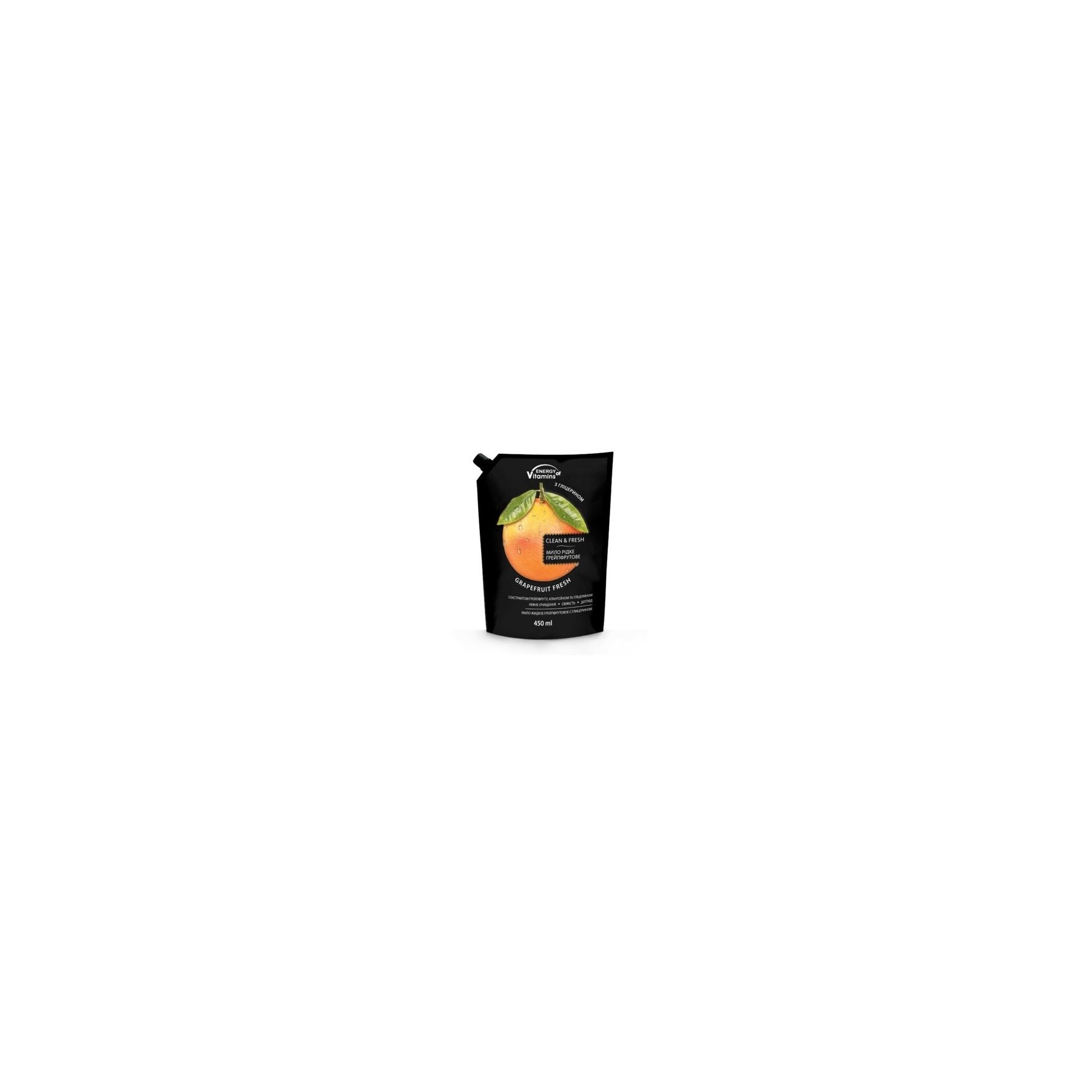 Energy of Vitamins Grapefruit Fresh Liquid Soap 450ml Refill Pack