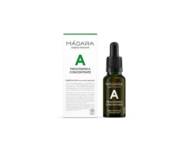 MÁDARA Organic Skincare Custom Actives Provitamin-A Concentrate 175ml - Waterless Formula Vegan Ecocert Certified Recyclable Packaging