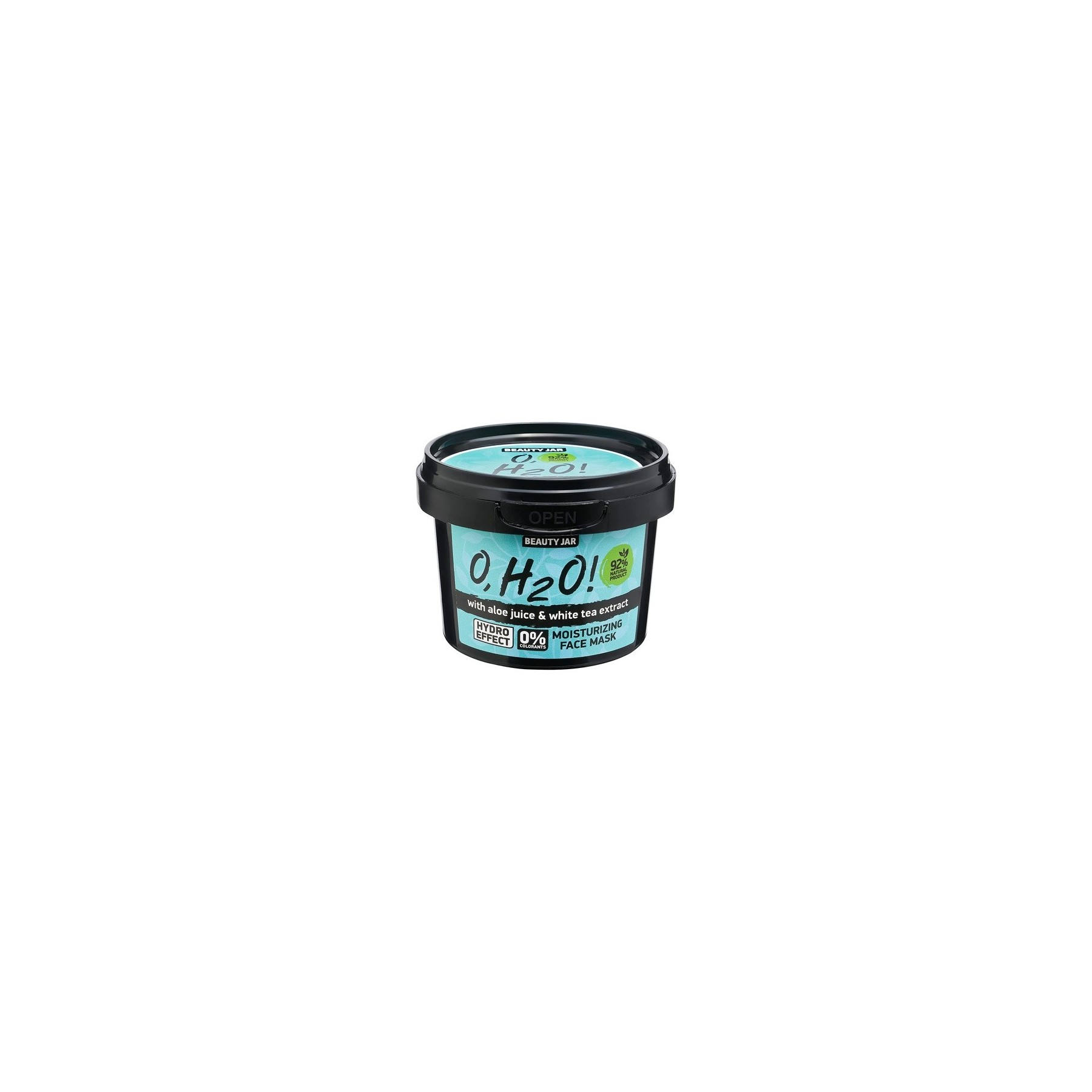 Beauty Jar O H2O! Moisturizing Face Mask 4.23 Oz (100 g) with Aloe Juice and White Tea Extract