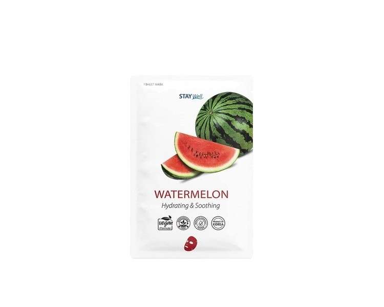 Vegan Sheet Mask - Watermelon All'anguria Hydrating Stay Well
