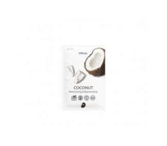 Vegan COCONUT Hydrating Sheet Mask - 1 Piece STAY WELL