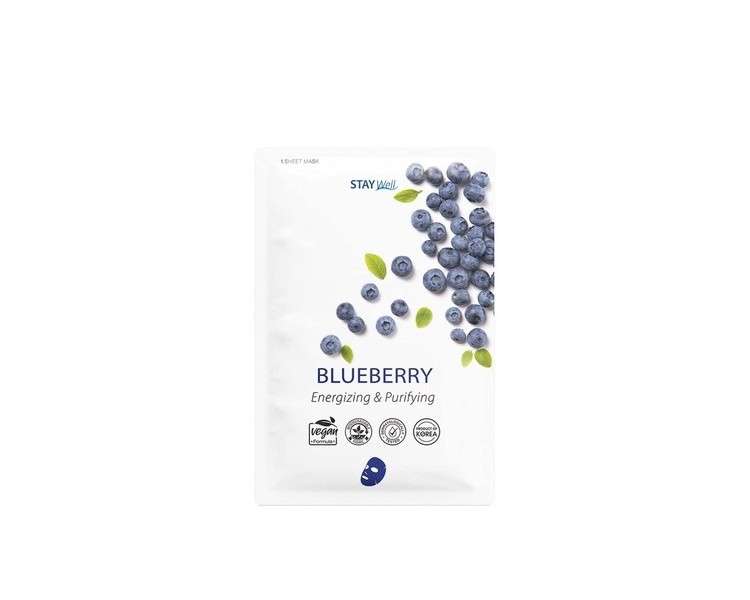 Stay Well Vegan Blueberry Sheet Mask