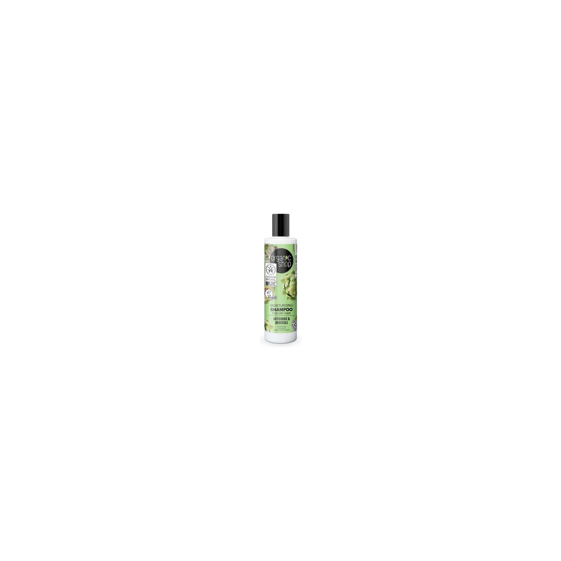 Organic Shop Moisturizing Shampoo for Dry Hair Artichoke and Broccoli 280ml