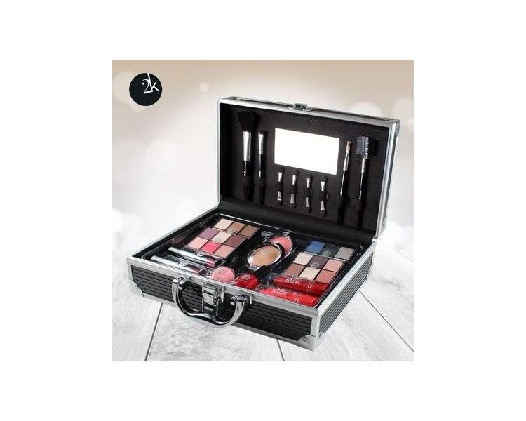 2K Barcelona Black Beauty Case Makeup Set