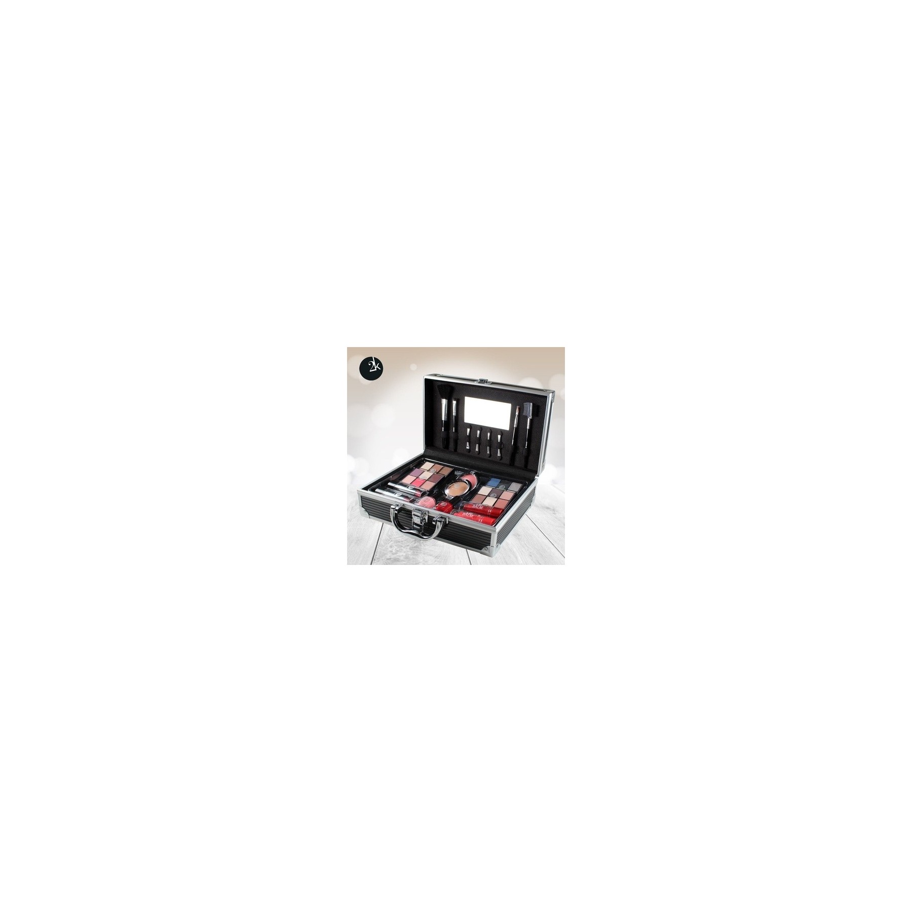 2K Barcelona Black Beauty Case Makeup Set