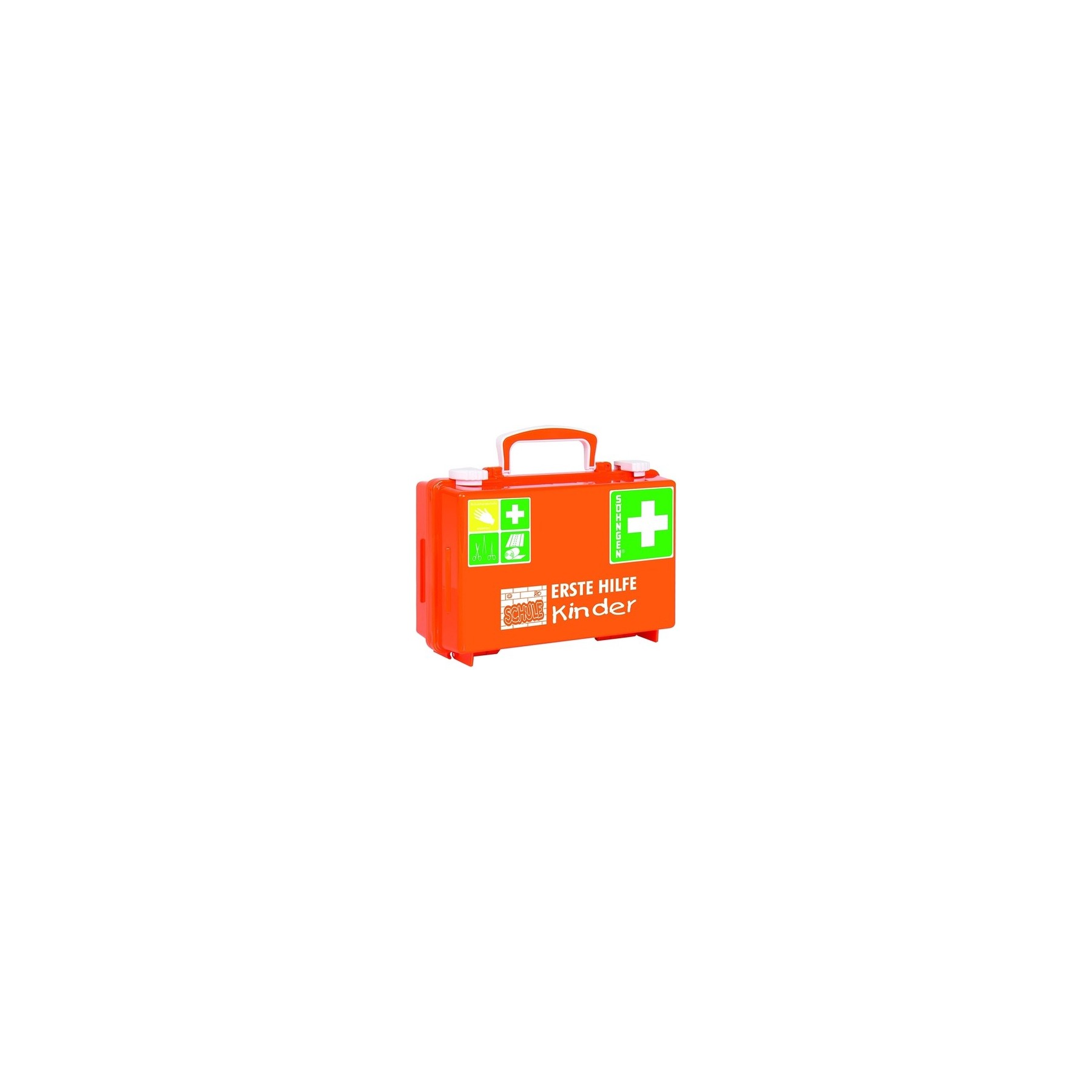 Söhngen Quick-CD Combination School First Aid Kit for Children Orange - Special Filling for Children 6 Years and Older - Children's First Aid Kit with Bandages/Plasters in Children's Sizes