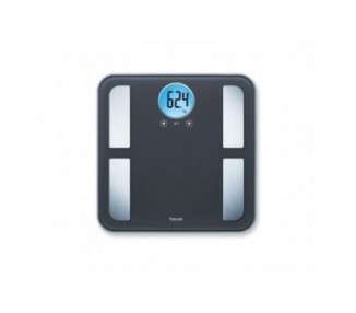 Beurer BF 195 Glass Diagnostic Bathroom Scales for Body Fat, Muscle Percentage and Calorie Consumption
