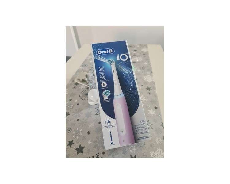 New Oral-B iO Series 4 Electric Toothbrush - Lavender
