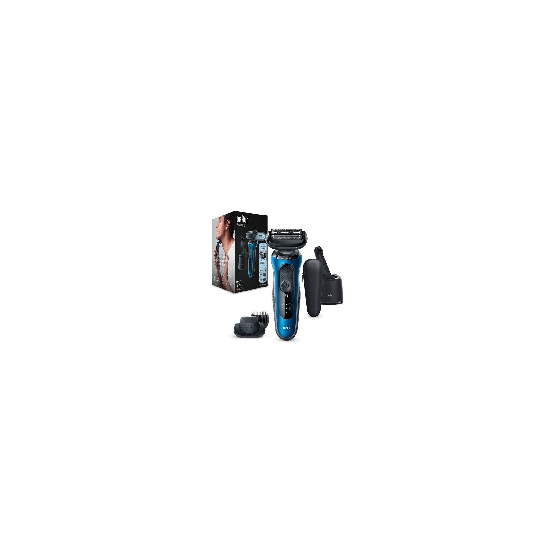 Braun Shaver Series 6-61-B7500CC Blue