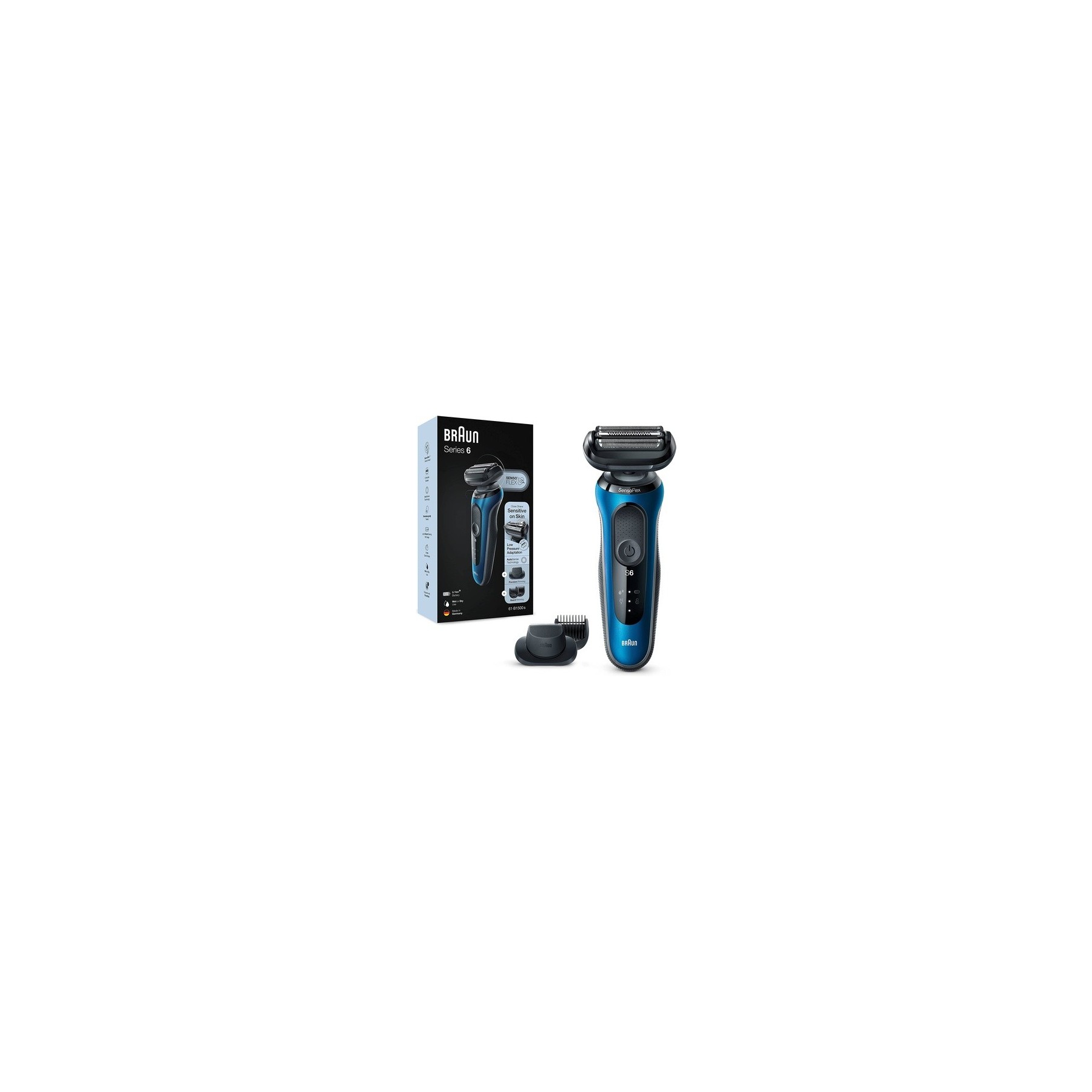 Braun Series 6 Men's Electric Shaver Blue