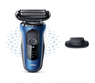 Braun New Series 6 B1200s Cordless Shaver with AutoSense, SensoFlex, EasyClick - Wet & Dry