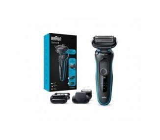 Braun Series 5 51-M1850s Electric Shaver with 2 EasyClick Attachments Mint Green