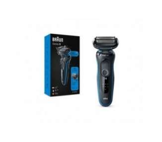 Braun Series 5 Men's Electric Shaver EasyClean Wet & Dry Rechargeable Cordless 51-B1000s Blue
