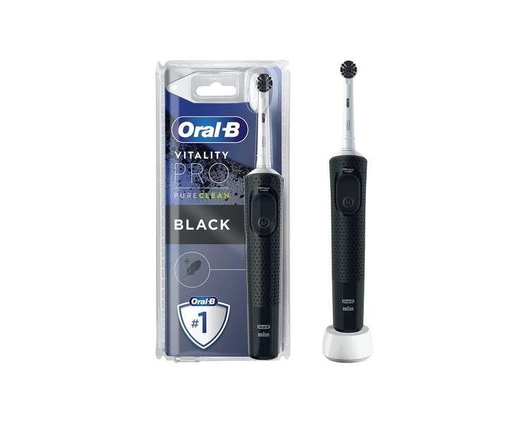 Oral-B Vitality Pro Electric Toothbrush Black with Charcoal Brush 1 count