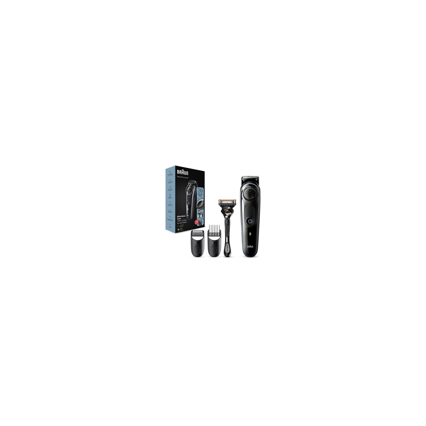 Braun BeardTrimmer 5 BT5341 Black Blue