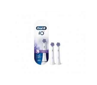 Oral-B iO Radiant White Electric Toothbrush Replacement Brush Heads 2 Pack - Best for Teeth Cleaning