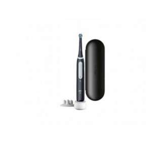 Oral-B iO 4S Black Electric Toothbrush with Braun Design 1 Brush Head 1 Travel Case
