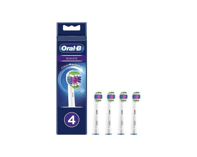 Oral-B White 3D Brush Head with CleanMaximiser Technology