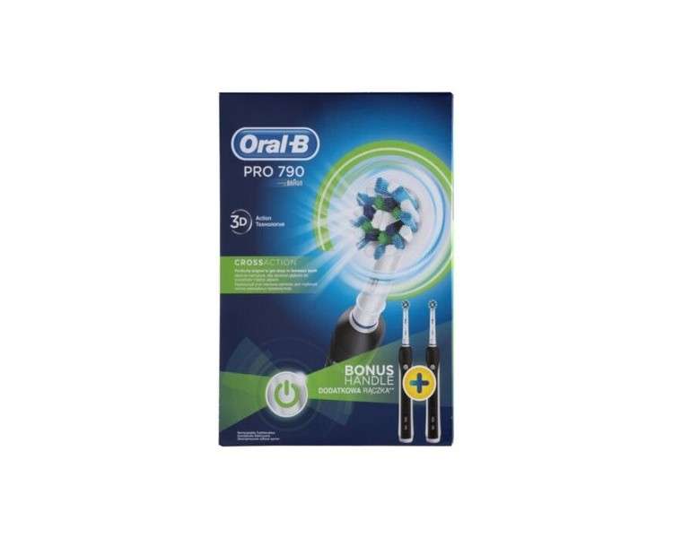 Oral-B Pro1 (790) Black Edition Electric Toothbrush with Second Handle