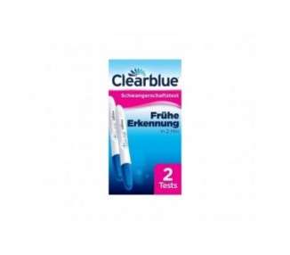 Clearblue Early Detection Pregnancy Test Over 99% Reliable 2 Tests