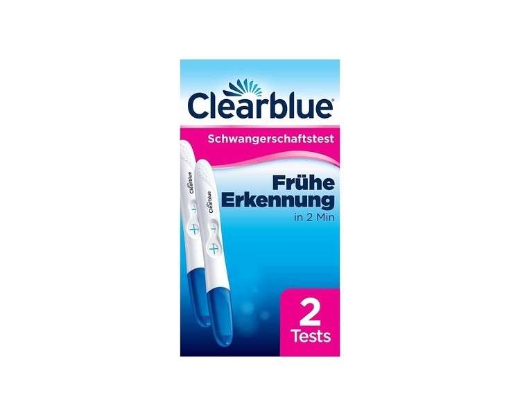 Clearblue Early Detection Pregnancy Test Over 99% Reliable 2 Tests