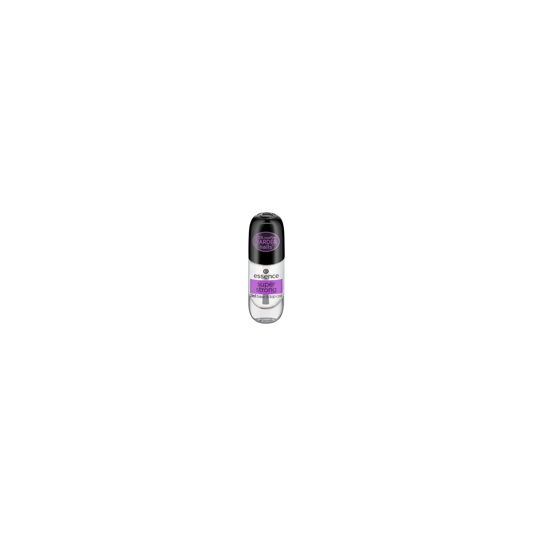 Essence Super Strong 2in1 Base & Top Coat Strengthening Transparent Nail Polish 8ml