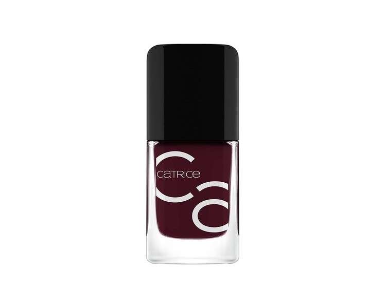 Catrice ICONAILS Gel Lacquer No. 127 Partner In Wine Long-Lasting and Glossy Red Nail Polish 10.5ml