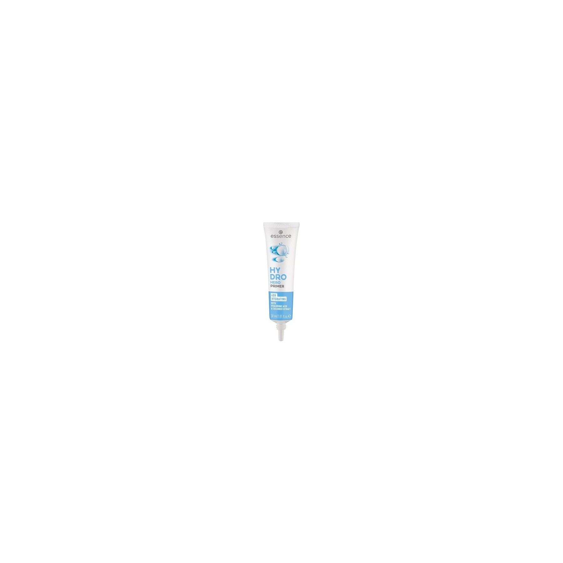 Essence Hydro Hero Primer White Nourishing Long-Lasting Refreshing Smoothing Vegan Oil-Free 30ml