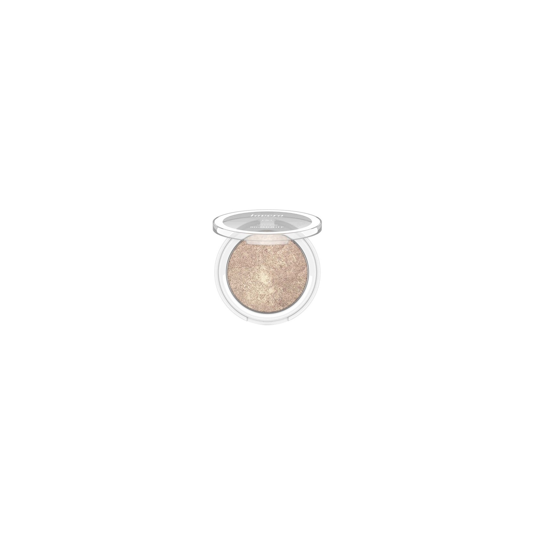lavera Soft Glow Highlighter Ethereal Light 02 Nude with Organic Almond Oil and Vitamin E 5.5g