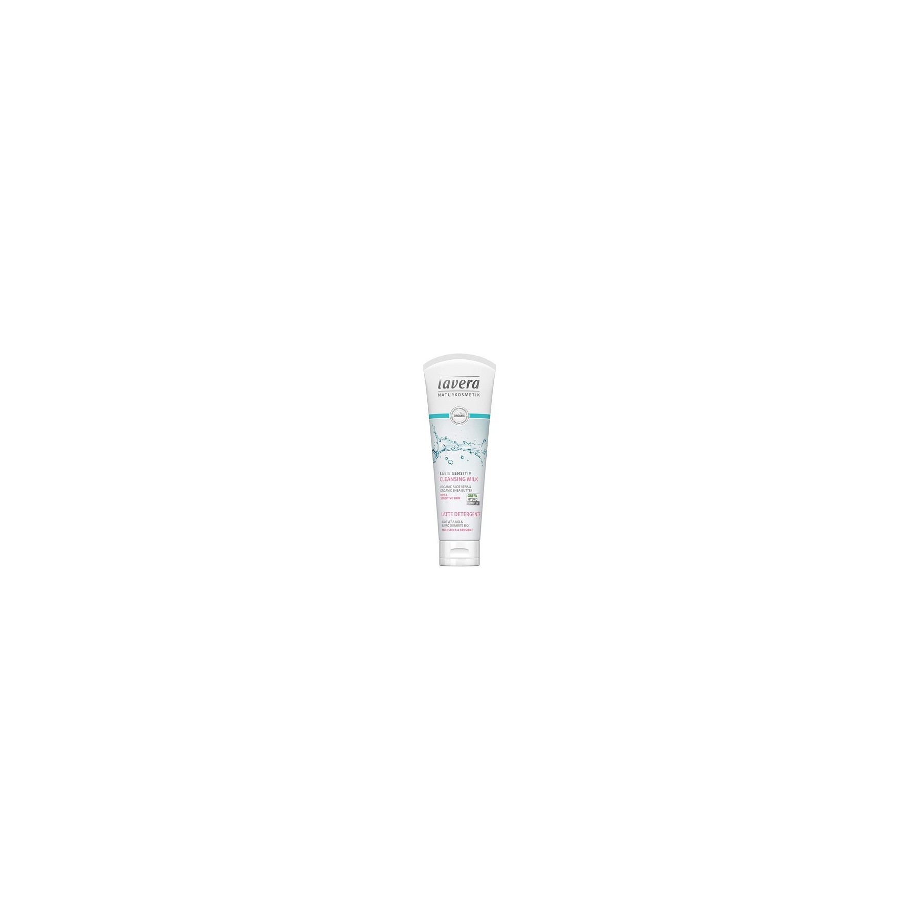 Lavera Basis Sensitiv Cleansing Milk 125ml - Vegan and Organic Skincare