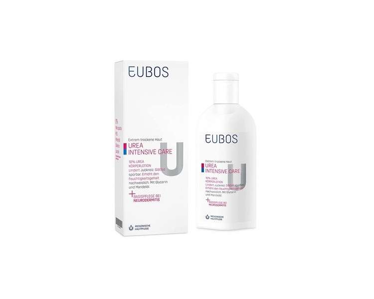 Eubos 10% Urea Body Lotion 200ml - Special Moisturizing Cream for Dry Skin