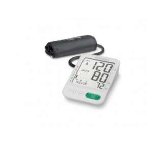 Medisana BU 586 Voice Upper Arm Blood Pressure Monitor with Memory Function and Voice Output, Precise Blood Pressure and Pulse Measurement, Irregular Heartbeat Display, Large Cuff 23-43cm