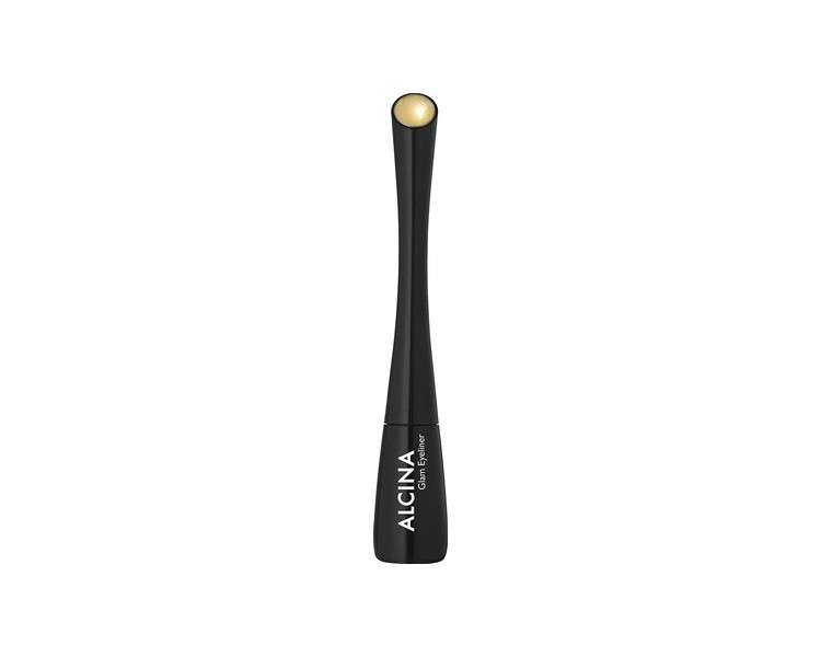 ALCINA Glam Gold Liquid Eyeliner with Shimmering Finish and Special Applicator 2-in-1 Eyeliner and Eyeshadow