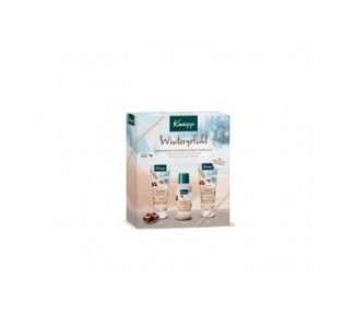 Kneipp Winter Feeling Gift Set Cream Bath 100ml Cream Shower 75ml and Repair Hand Cream 75ml with Saffron and Chestnut Extracts and Nourishing Shea Butter