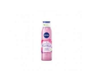 Nivea Fresh Blends Raspberry 300ml Environmentally Friendly Shower Gel with Blueberry and Almond Milk - for Women