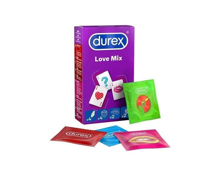 Durex Love Mix Condom Variety Pack 12 Count