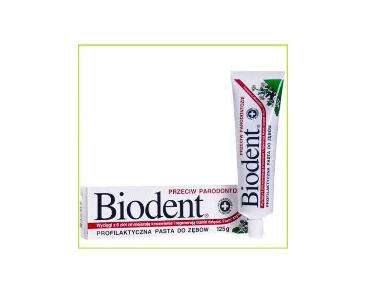 Biodent Toothpaste Against Periodontitis 125g