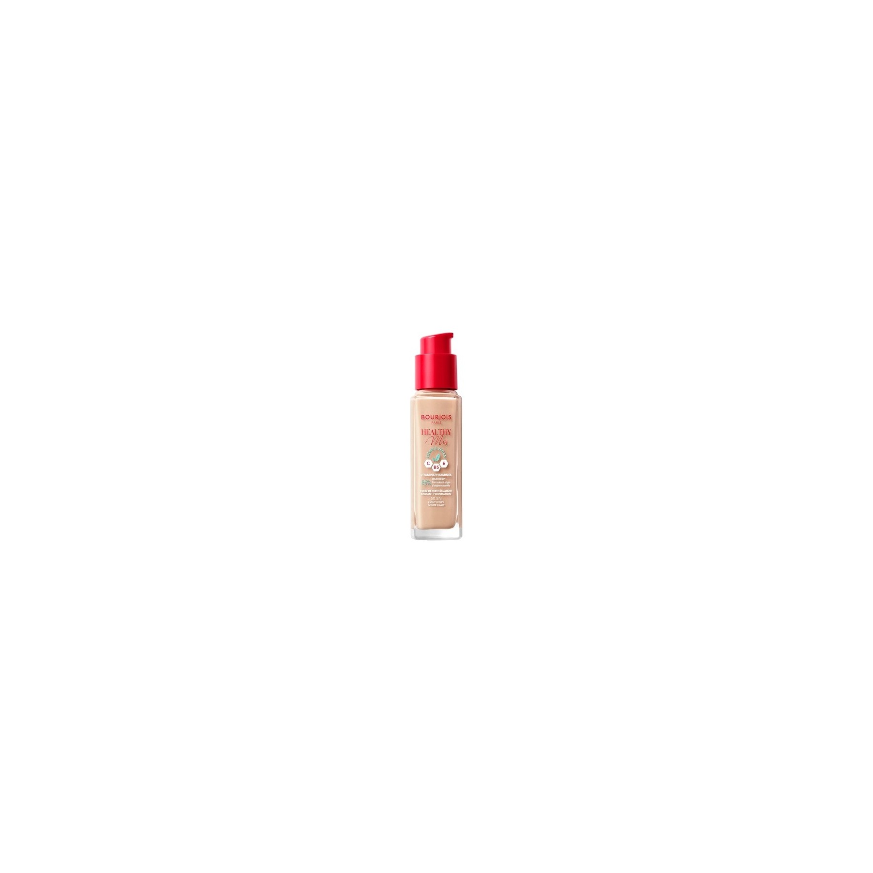 Bourjois Healthy Mix Clean Vegan Foundation No. 50.5 Light Ivory