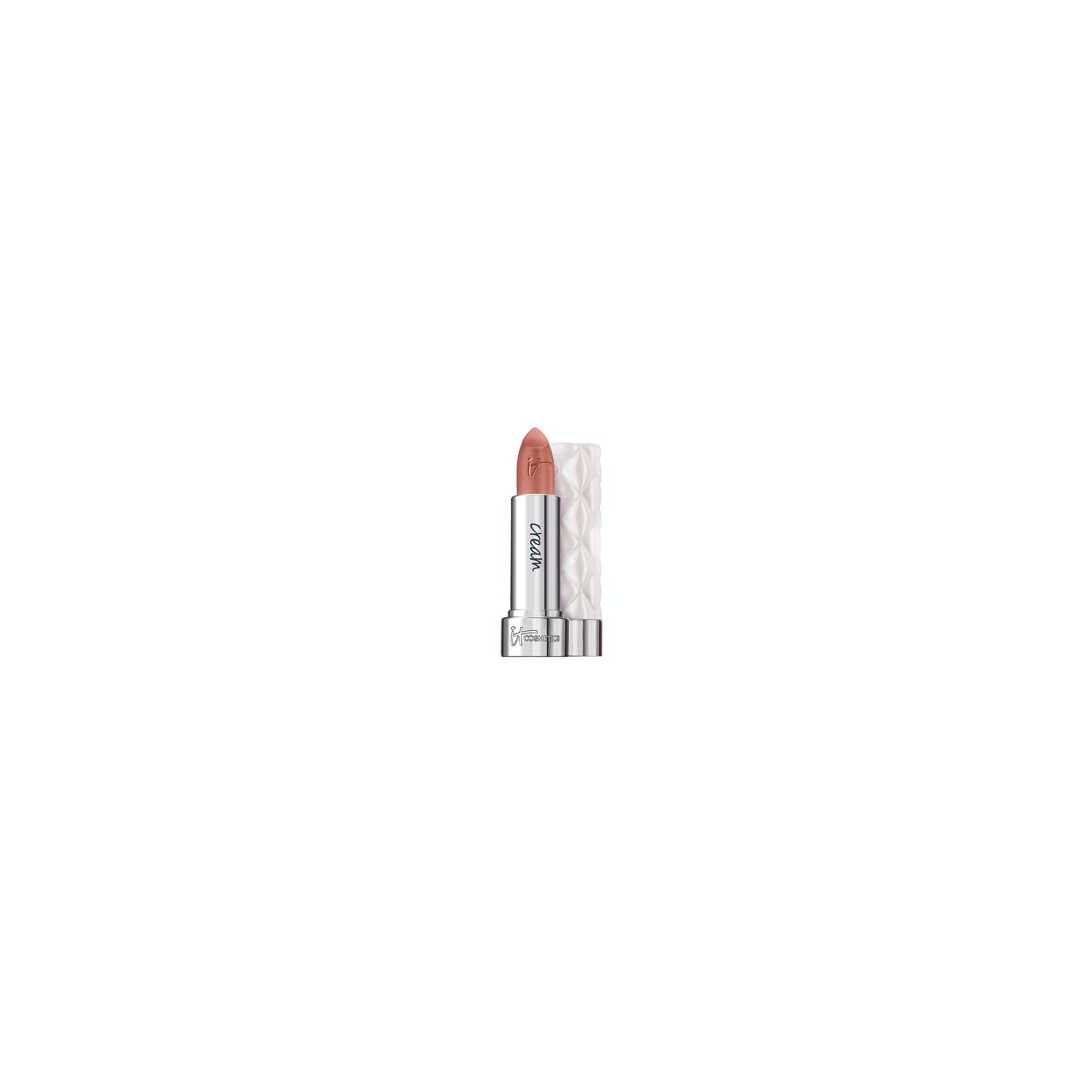 IT Cosmetics Pillow Lips Lipstick Vision Light Peach Nude with a Cream Finish 0.13 oz