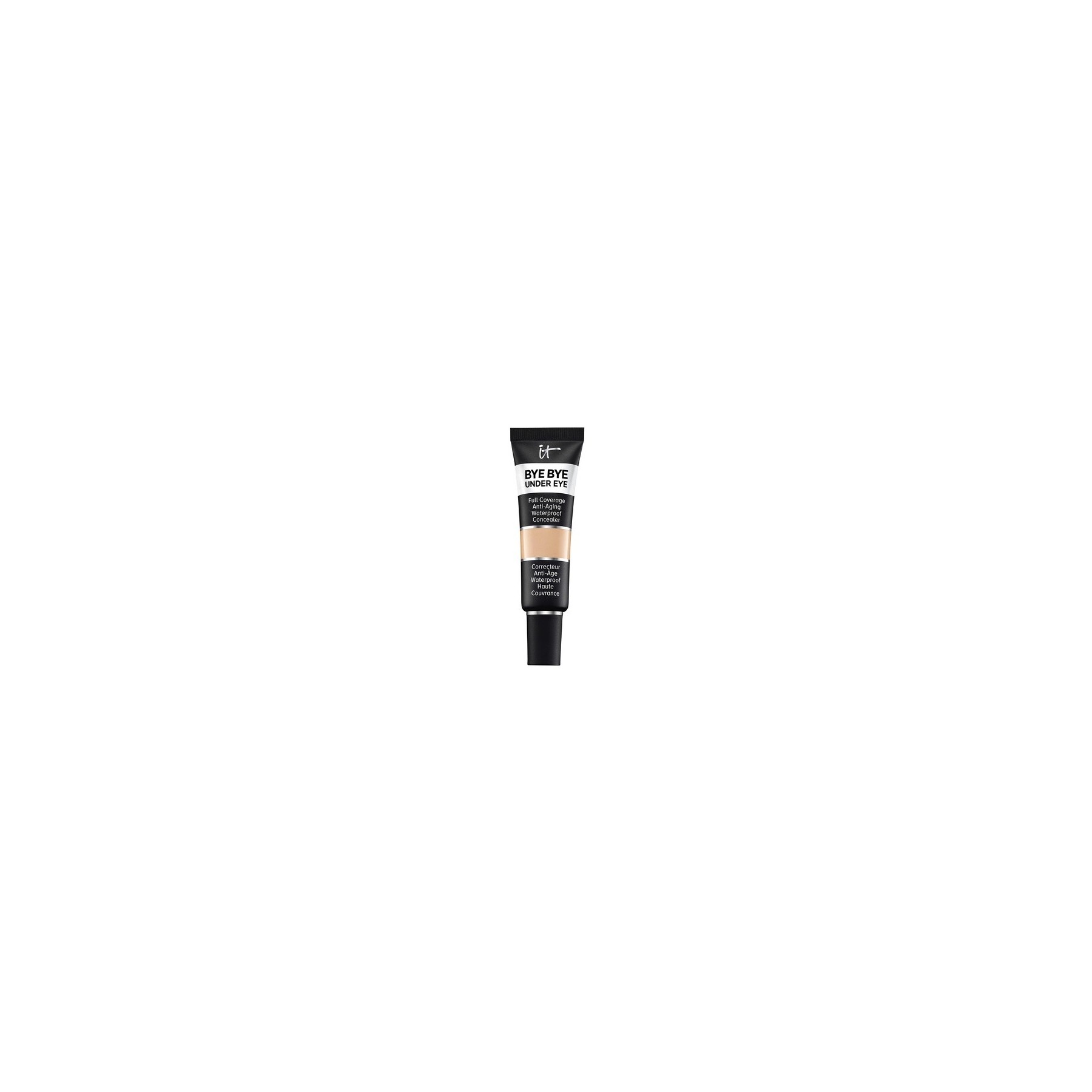 IT Cosmetics Bye Bye Under Eye Full Coverage Concealer for Dark Circles Fine Lines Redness & Discoloration 14.5 Light Buff (N) 0.4 fl oz
