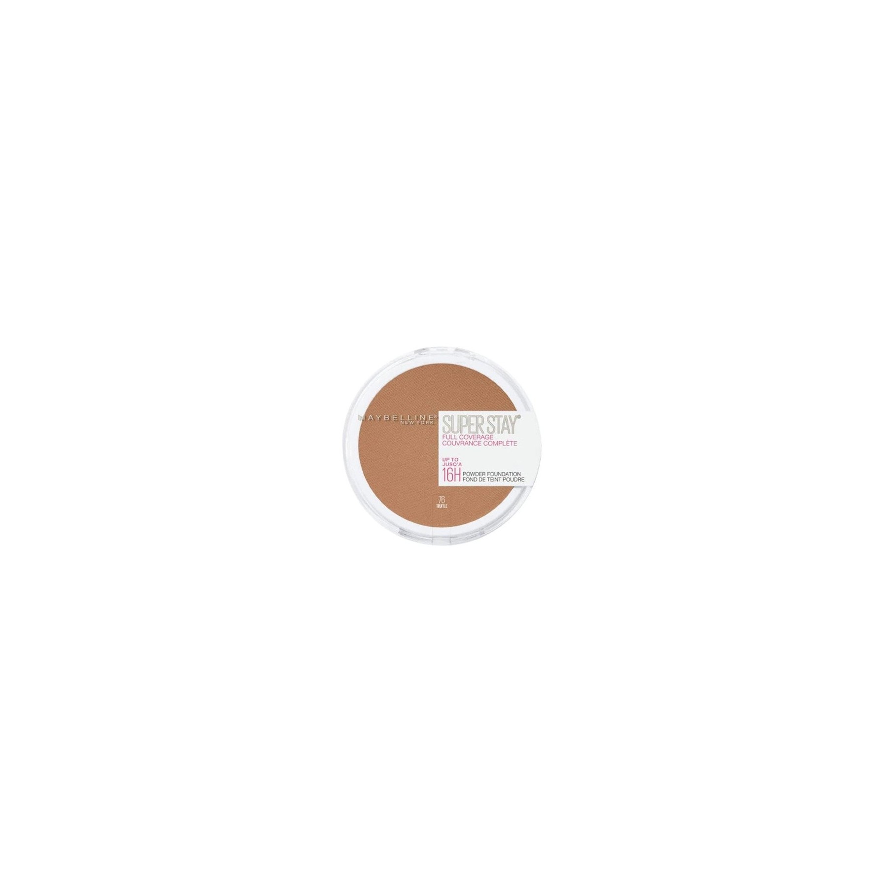 Maybelline SuperStay 16H Full Coverage Powder Foundation 76 Truffle