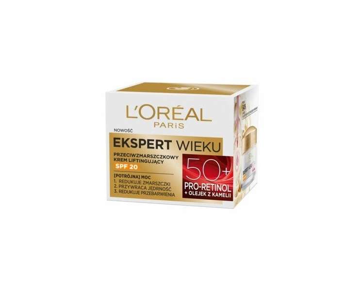 L'Oreal Age Specialist 50+ Anti-Wrinkle Day Cream with SPF20 50ml