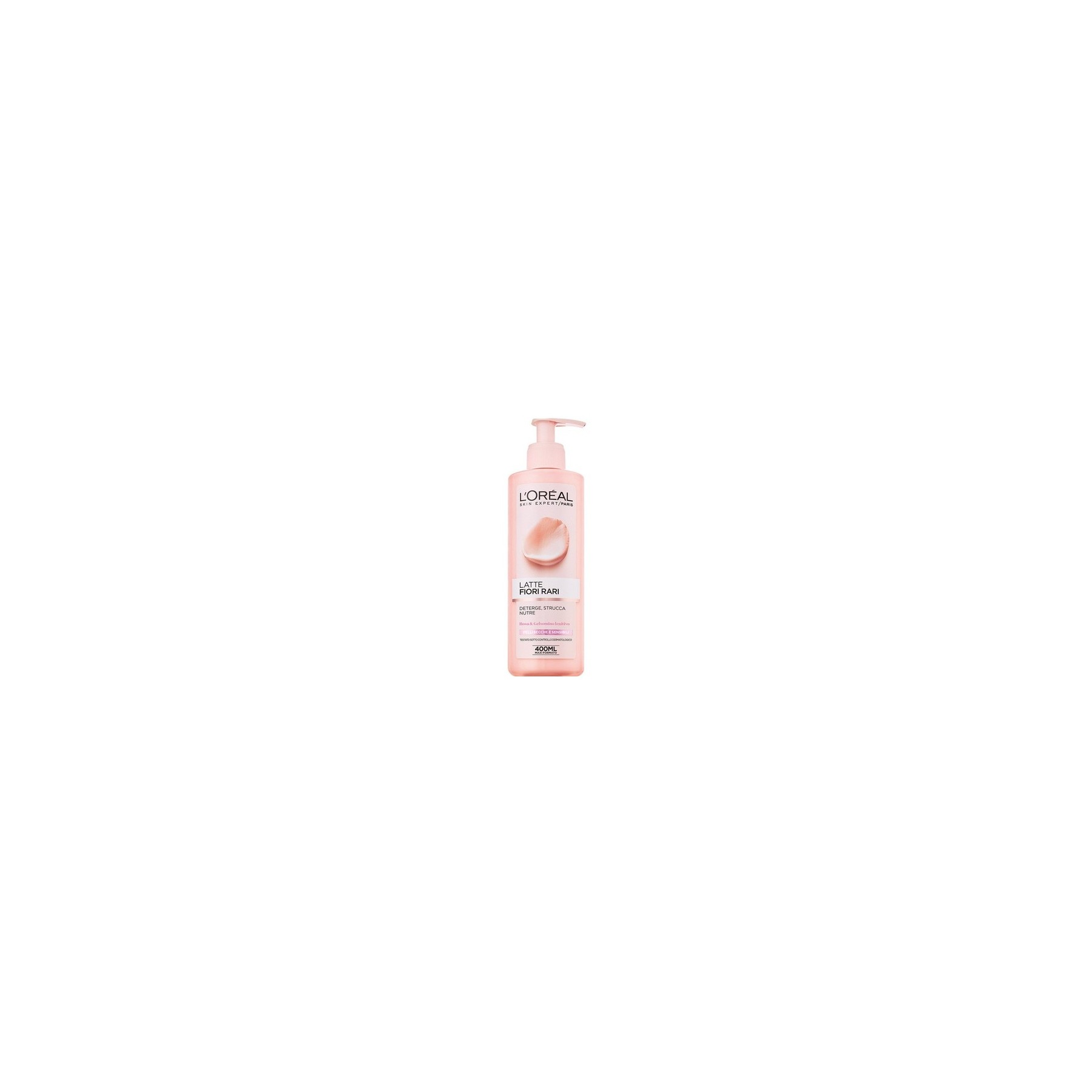 L'Oreal Fiori Rari Milk Make-up Remover Nourishing Cleansing Dry Skin 400mL