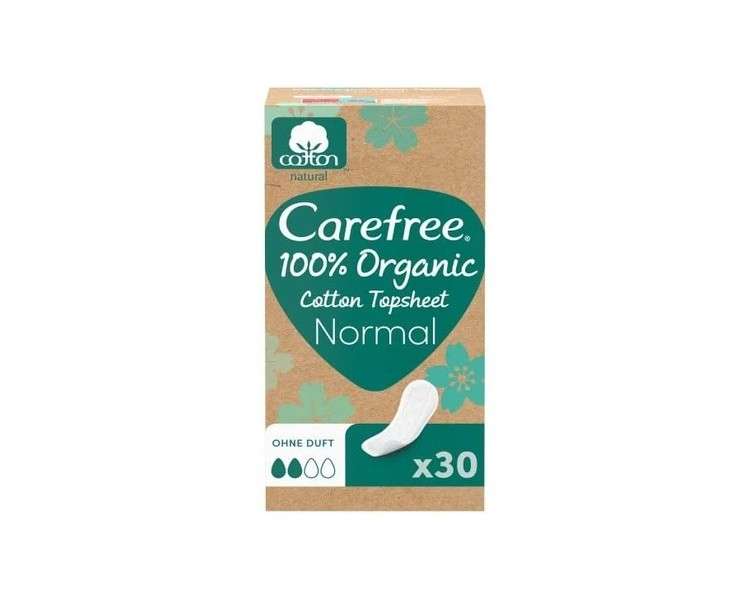Carefree Organic Topsheet Normal 30 Count