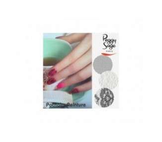 Peggy Sage Deco Template Adhesive For Nails Mesh White Ref. 149369